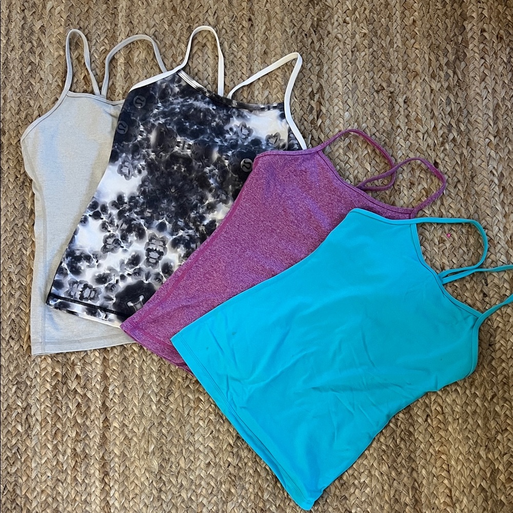 Lululemon Yoga tank tops EUC - Set of 4 size small